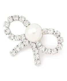 TOCCA 【百田夏菜子さん着用】【ブローチ取り外し可】BIJOUX RIBBON FURTIPPET ティペット