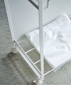 tower 目隠し分別ダストワゴン タワー 3分別  ホワイト
