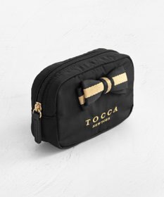 TOCCA 【WEB限定】BICOLOR RIBBON POUCH ポーチ