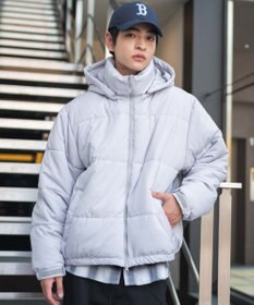 WEGO 【25年秋冬新作/ユニセックス着用ITEM/SMLサイズ展開】2WAYパファーブルゾン