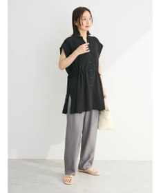 Green Parks ウエストドロストフレンチスリーブチュニック