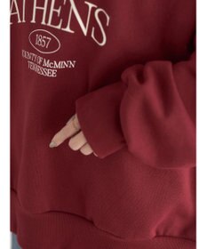 earth music&ecology ハーフジップロゴチュニック