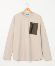 SHARE PARK MENS 【UVカット・吸水速乾・ストレッチ・軽量 】ＺＩＰポケットＴシャツ（L・XLサイズ）