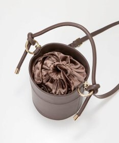 TOPKAPI 【TREASURE TOPKAPI】フェイクレザー バケツ 巾着 ショルダー バッグ