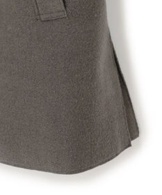 J.PRESS YORK STREET 【WOMEN】NEEDLE JERSEY マフラー付コート