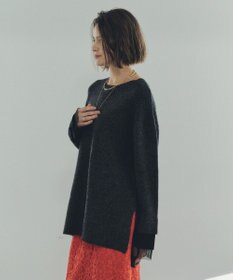 YECCA VECCA 袖レイヤードソフトニット