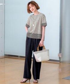 23区 バンブーハンドル トートバッグ