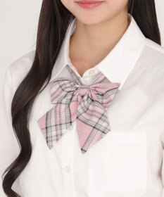 WEGO 【SCHOOLITEM】チェックスクールリボン