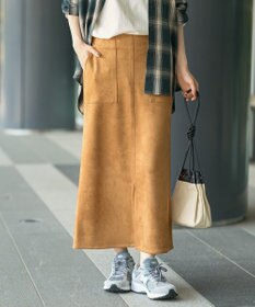 AMERICAN HOLIC ヌバック調スカート