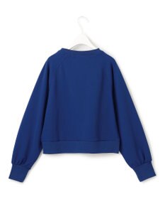 ICB 【UVカット・洗える】ジョーゼットジャージー クロップド丈プルオーバー