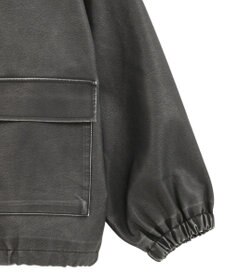 Green Parks ・ＥＬＥＮＣＡＲＥ　ＤＵＥ　フェイクレザーブルゾン