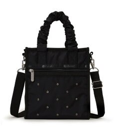 LeSportsac GH MINI N/S TOTE/ビジューブラックグレー