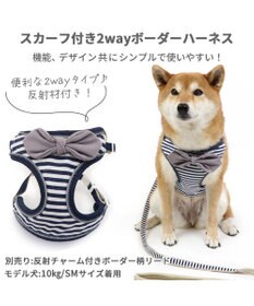 PET PARADISE 犬 ハーネス ボーダー 【ＳＭ】