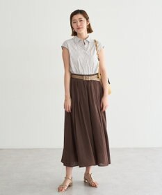 YECCA VECCA ドライタッチシアーキュロットパンツ