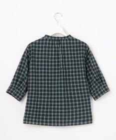 J.PRESS LADIES L シズルチェック バンドカラー カットソー