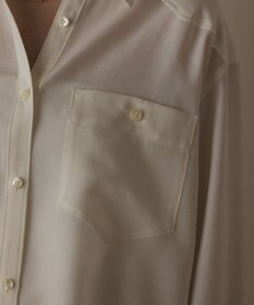 GRACE CONTINENTAL シアー2wayウエスタンシャツ