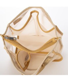 UNBILLION カシュカシュ cachecache / 合皮コンビパーテーションバッグインバッグ