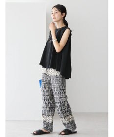 AMERICAN HOLIC 接触冷感バックフレアノースリーブプルオーバー