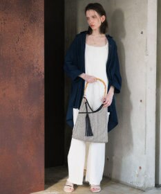 YECCA VECCA 【A4対応】チャーム付き2wayショルダーバッグ