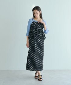 YECCA VECCA 袖釦7分袖リブニット