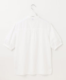 J.PRESS LADIES S 【洗える】ボイルEASYCARE バンドカラー ブラウス