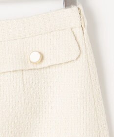 Feroux 【洗える】BOXタックミドル丈 スカート