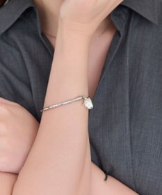 Phoebe フロウラインメタルブレスレット　シルバー