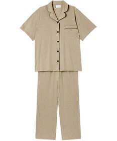 une nana cool 綿混コットンリネン天竺 半袖パジャマ