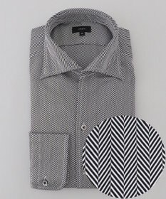 JOSEPH HOMME クレイジーツイルへリンボン　イタリアンカラーシャツ