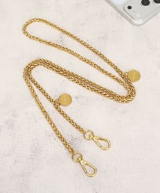 style code 【VerdeVari/ヴェルデヴァリ】コインパーツ付チェーンショルダーベルト