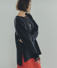 YECCA VECCA 袖レイヤードソフトニット