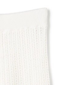 uncrave シースルーケーブルニット パンツ