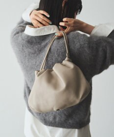 russet レザー巾着4WAYショルダーバッグ(CE-1454)