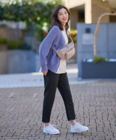 ANY 【洗濯機可/UVカット/アンチピリング】コットンＶネックカーディガン