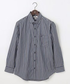 JOSEPH ABBOUD 【キングサイズ・オーガニックコットン・柔らかな肌触り】カラーストライプ シャツ