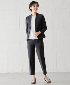 J.PRESS LADIES L BAHARIYE SOLID テーパード パンツ