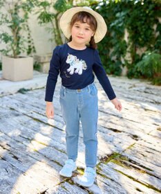 ANY KIDS ミラクルスパンコール長袖Tシャツ