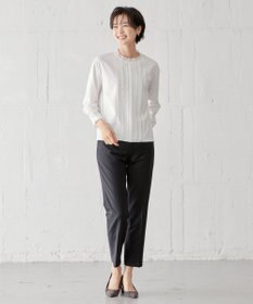 J.PRESS LADIES L BAHARIYE SOLID テーパード パンツ