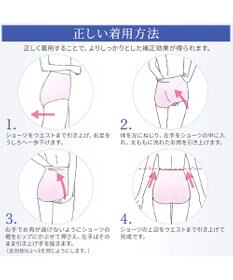 BRADELIS New York 【BRADELIS NewYork peace】おしりPラインヒップラップショーツ25 綿混で快適 程よい補正力でヒップアップ ふかめ お腹スッキリ