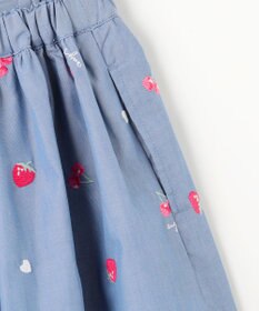 ANY KIDS 総柄刺繍 キュロット