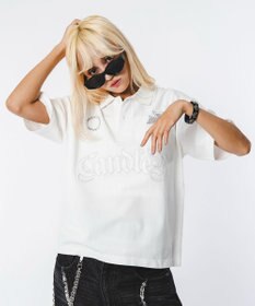 WEGO 【ユニセックス着用ITEM】ブリーチグラフィックポロシャツ（SS）