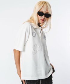 WEGO 【ユニセックス着用ITEM】ブリーチグラフィックポロシャツ（SS）
