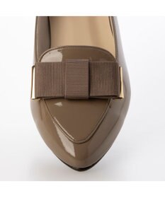 ing <ing>【WEB限定】【レイン対応】リボンモチーフフラットパンプス