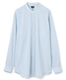 JOSEPH HOMME 【LEON 掲載】リネンストレッチブロード　バンドカラーシャツ