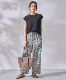 ANY 【洗濯機可】フレンチスリーブニットプルオーバー