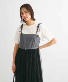 Green Parks ・ＥＬＥＮＣＡＲＥ　ＤＵＥ　チュールドッキングワンピ