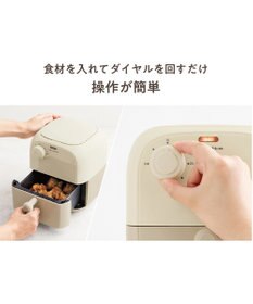 YAMATO テーブル＆キッチン 【レコルト】エアーオーブンミニ  ホワイトベージュ  RAO-2（W)