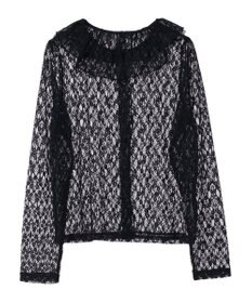 earth music&ecology ポコポコレースブラウス