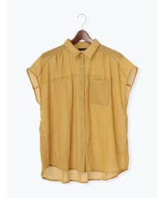 Te chichi 【7色展開】シャンブレーボイルフレンチスリーブシャツ