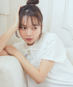 earth music&ecology ケミカルレース付け襟